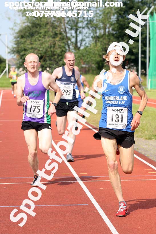 Mens 5000 metres, 2019 NEMA Track and Field Champs, Monkton. Photo:  David T. Hewitson/Sports for All Pics